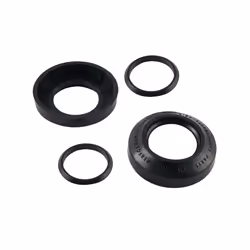 Motorcycle TPE Front Rear Wheel Bearing Protection Cap Guard Cover Protector - Front Black
