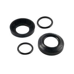Motorcycle TPE Front Rear Wheel Bearing Protection Cap Guard Cover Protector - Front Black