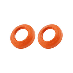 Motorcycle TPE Front Rear Wheel Bearing Protection Cap Guard Cover Protector - Rear Orange