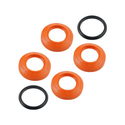 Motorcycle TPE Front Rear Wheel Bearing Protection Cap Guard Cover Protector - Kit Orange