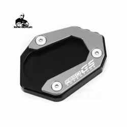 f850gs Motorcycle Kickstand Side stand foot Enlarge extension for bmw - Dark Grey