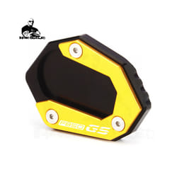 f850gs Motorcycle Kickstand Side stand foot Enlarge extension for bmw - F850GS yellow