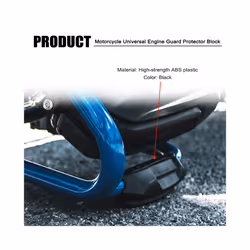 R1200GS R1250GS Engine Crash Bar Protector Bumper Guard Decorative Block - R1250GSA LOGO