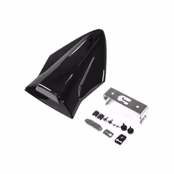 Motorcycle Accessories Rear Passenger Seat Cover Tail Section Fairing - Bright black