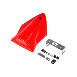 Motorcycle Accessories Rear Passenger Seat Cover Tail Section Fairing - Red