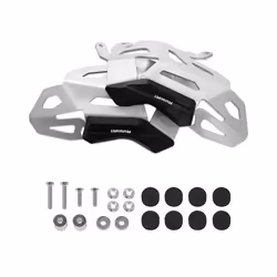 R1250GS 2022 2021 Accessories Engine Guards Cylinder Head Guards Protector - R1250RT Silver