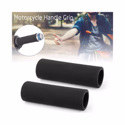 2pcs Motorcycle Grip Cover Universal Slip On Anti Vibration Handle Foam