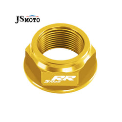 For BMW S1000R S1000RR CNC Swing Arm Pivot Shaft Nut Screw Bolt Protection - S1000RR Gold