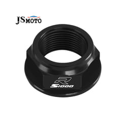 For BMW S1000R S1000RR CNC Swing Arm Pivot Shaft Nut Screw Bolt Protection - S1000R Black