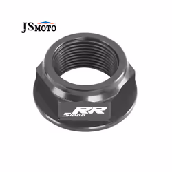 For BMW S1000R S1000RR CNC Swing Arm Pivot Shaft Nut Screw Bolt Protection - S1000RR Titanium