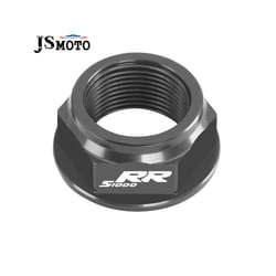 For BMW S1000R S1000RR CNC Swing Arm Pivot Shaft Nut Screw Bolt Protection - S1000RR Titanium