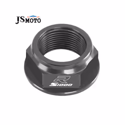 For BMW S1000R S1000RR CNC Swing Arm Pivot Shaft Nut Screw Bolt Protection - S1000R Titanium