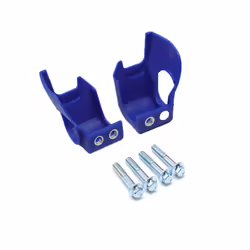 Motorcycle Front Pair Fork Shoe Protector Cover Guard Kit For Yamaha YZ - Blue