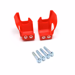 Motorcycle Front Pair Fork Shoe Protector Cover Guard Kit For Yamaha YZ - Red