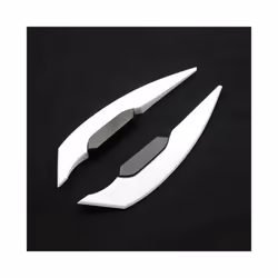 Motorcycle Winglets Fairing Side Spoiler Wind Wing Stickers For Pcx125 - White