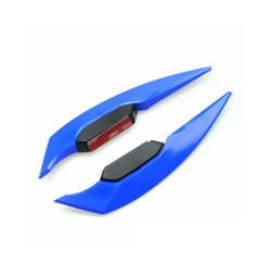 Motorcycle Winglets Fairing Side Spoiler Wind Wing Stickers For Pcx125 - Blue