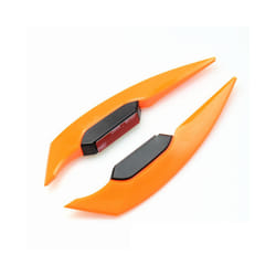 Motorcycle Winglets Fairing Side Spoiler Wind Wing Stickers For Pcx125 - Orange