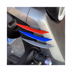 Motorcycle Winglets Fairing Side Spoiler Wind Wing Stickers For Pcx125 - Red