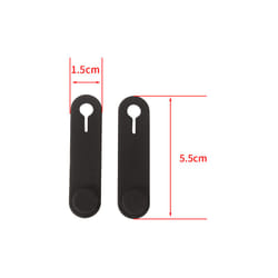 Universal Fixing Tension Strap Tie Up Silicone Bandage Motorcycle Accessories - 2PCS 55MM