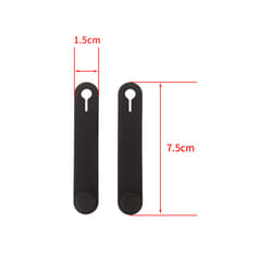 Universal Fixing Tension Strap Tie Up Silicone Bandage Motorcycle Accessories - 2PCS 75MM
