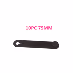 Universal Fixing Tension Strap Tie Up Silicone Bandage Motorcycle Accessories - 10PCS 75MM