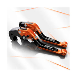 For BMW F750GS F 750 GS 2018-Present Clutch Lever Brake Lever Set Adjustable - Orange-Black