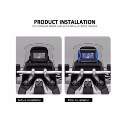 Motorcycle Accessories Speedometer Tachometer Instrument Cluster Cover - Titanium