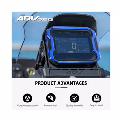 Motorcycle Accessories Speedometer Tachometer Instrument Cluster Cover - Blue