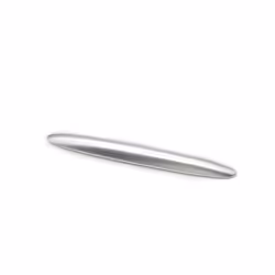 CNC Aluminum Motorcycle Tank Scuff Trim Strip Side Guard Decoration for - Long Silver
