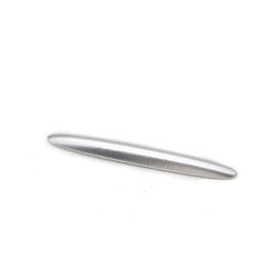 CNC Aluminum Motorcycle Tank Scuff Trim Strip Side Guard Decoration for - Long Silver