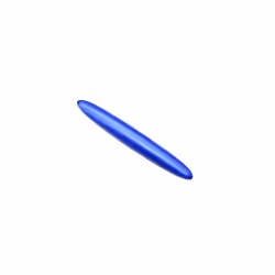 CNC Aluminum Motorcycle Tank Scuff Trim Strip Side Guard Decoration for - Short Blue