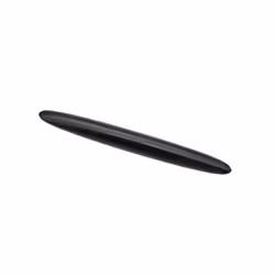 CNC Aluminum Motorcycle Tank Scuff Trim Strip Side Guard Decoration for - Long Black
