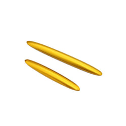 CNC Aluminum Motorcycle Tank Scuff Trim Strip Side Guard Decoration for - A Set Gold