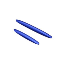 CNC Aluminum Motorcycle Tank Scuff Trim Strip Side Guard Decoration for - A Set Blue