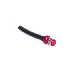 Universal Gas Fuel Tank Cap Valve Vent Breather Hose For GasGas EC EX - Red