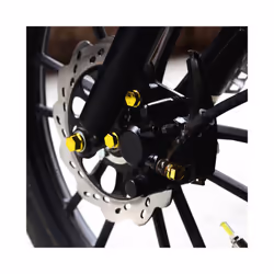 30pcs/set Motorcycle Accessories Head Screw Nut Electroplated Cap Cover - Black
