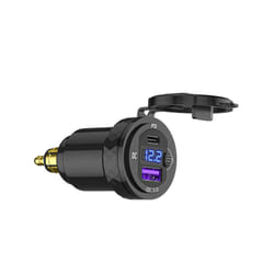 Dual QC3.0 Motorcycle USB Charger Moto USB Power Adapter Switch for BMW