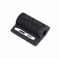 Motorcycle Gear Shift Cover Protector Shift Gear Lever Pedal and Keyring - Black-CB