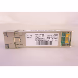 Cisco 10GBASE-SR SFP Module for 10-Gigabit Ethernet Deployments, Hot Swappable, 5-Year Standard Warranty (SFP-10G-SR=), 300 m ...