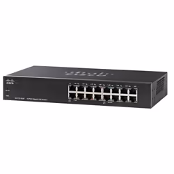 Cisco Small Business SG110-16HP, Unmanaged, L2, Gigabit Ethernet (10/100/1000), Power over Ethernet (PoE), Rack mounting, 1U