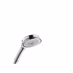 hansgrohe Croma 100 Classic Easy Install 5-inch Handheld Shower Head Classic 3 Full Pulsating Massage Intense Turbo 0407200 ...