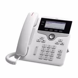 Cisco IP Phone 7821, IP Phone, White, Wired handset, Polycarbonate, Desk/Wall, 2 lines