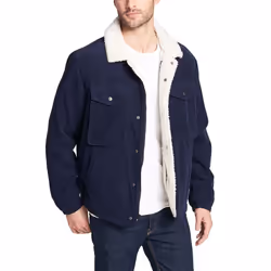 Levi's Men's Corduroy Sherpa Trucker Jacket  Navy  X-Large