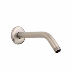 hansgrohe Extended Length 9-inch Modern Showerarm in Brushed Nickel for Wall Mount Showerhead 04186823