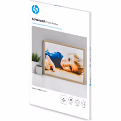 HP Advanced Photo Paper, Glossy, 250 g/m2, A3 (297 x 420 mm), 20 sheets