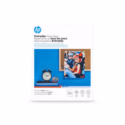 HP Q8723A Everyday Photo Paper Glossy 8-1/2 x 11 50 Sheets/Pack