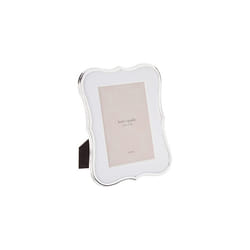 Kate Spade New York Crown Point Silver-Plate Picture Frame, 5" x 7"