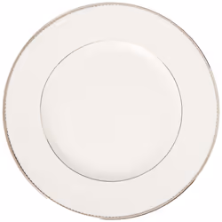 Kate Spade Sugar Pointe Dinner Plate, 115 LB, White