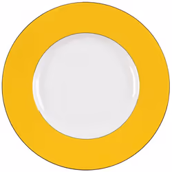 Kate Spade New York Lenox Rutherford Circle YELLOW Accent Plate 9.2 inch