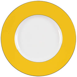 Kate Spade New York Lenox Rutherford Circle YELLOW Accent Plate 9.2 inch